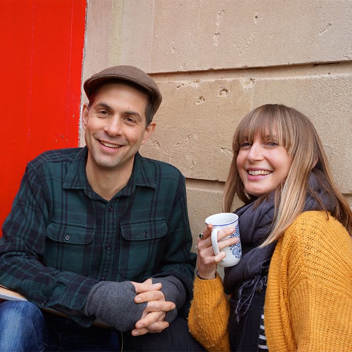 Oliver Langdon and Caroline Garland